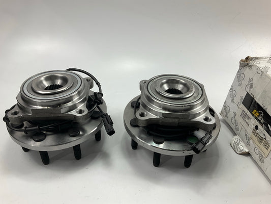 (2) Drive Works 515122 8-Lug Front Wheel Hub Bearing For 09-11 Ram 2500 3500 4WD