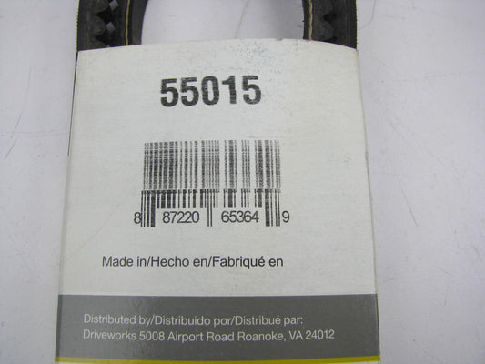 Drive Works 55015 Accessory Drive Belt - 0.44'' X 55.00'' - 36 Degree
