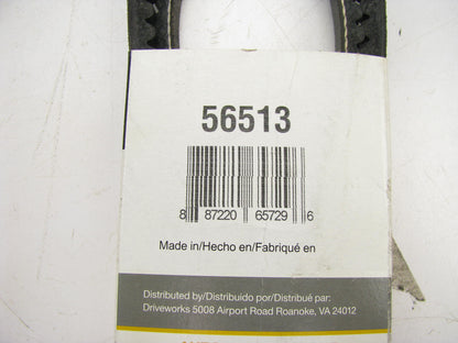 Drive Works 56513 Accessory Drive Belt - 0.44'' X 56.50 - 36 Degree