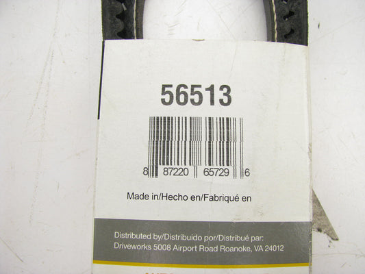 Drive Works 56513 Accessory Drive Belt - 0.44'' X 56.50 - 36 Degree