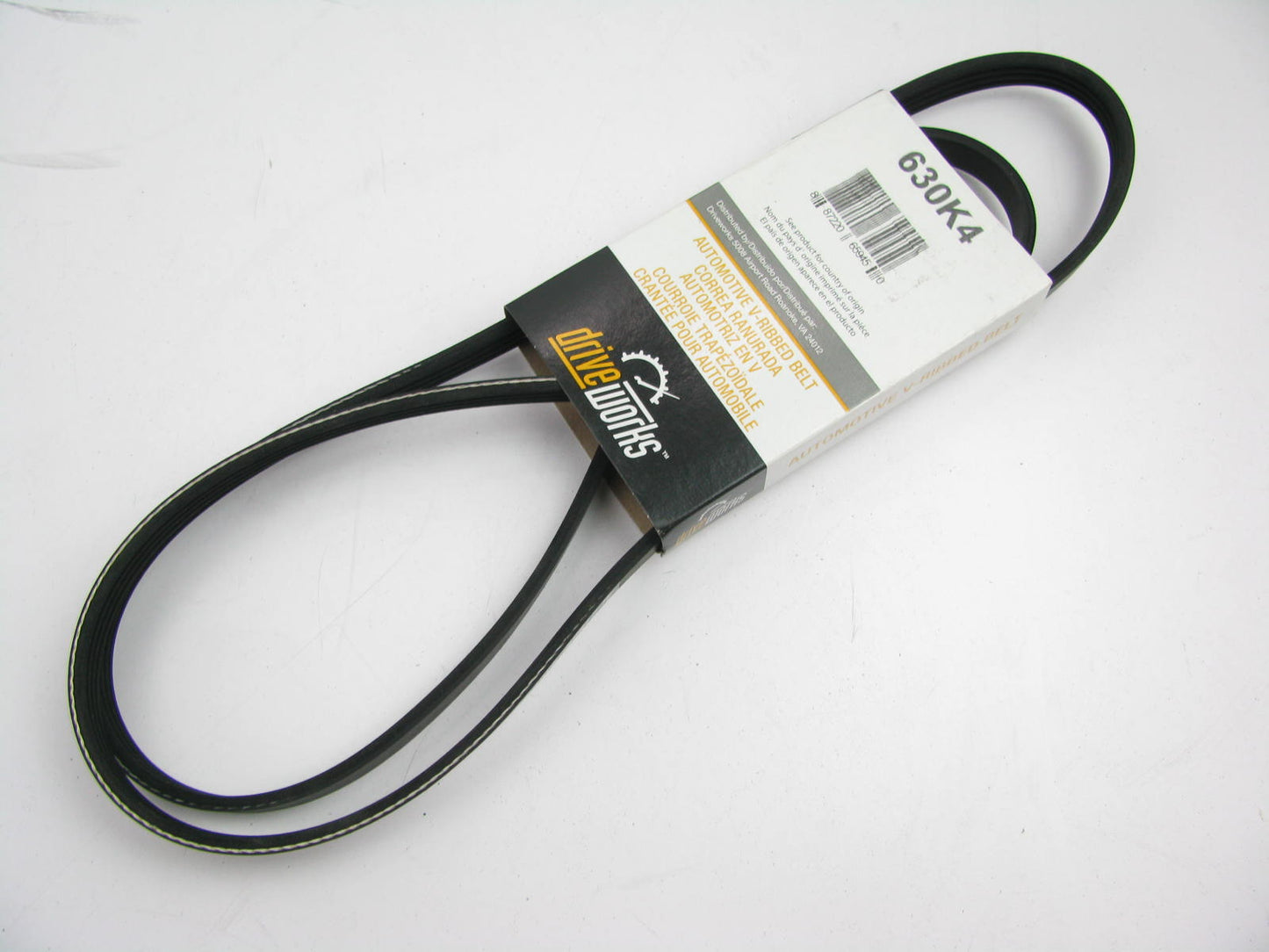 Drive Works 630K4 Serpentine Belt - 0.56'' X 63.00'' - 7 Ribs