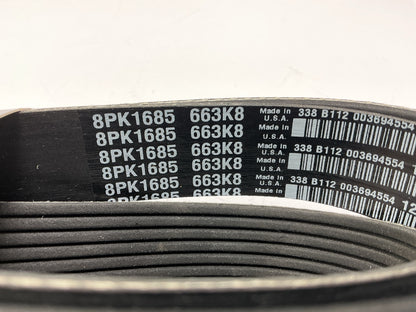Drive Works 663K8 Serpentine Belt - 8 Ribs
