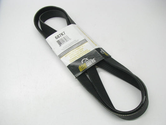Drive Works 687K7 Serpentine Belt - 0.98'' X 69.25'' - 7 Ribs
