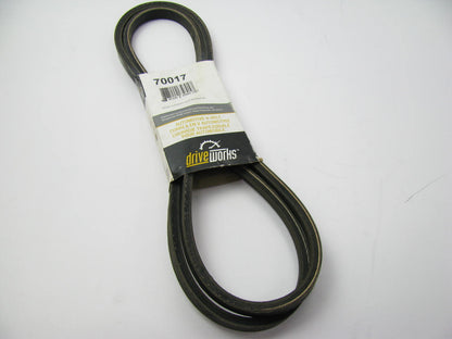 Drive Works 70017 Accessory Drive Belt - 0.53'' X 70.00'' - 36 Degree