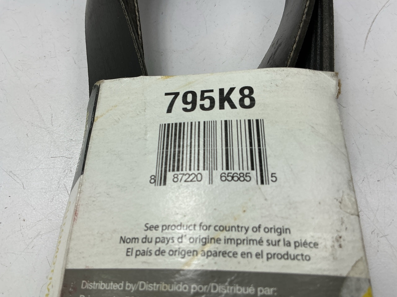 Drive Works 795K8 Serpentine Belt - 1.12'' X 79.50'' 8 Ribs
