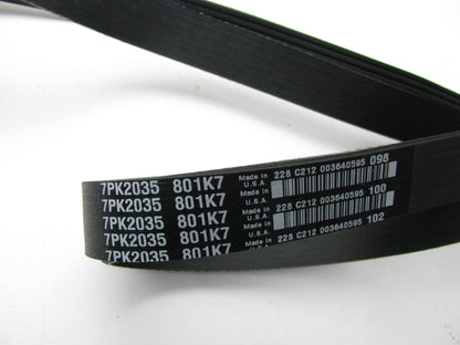 Drive Works 801K7 Serpentine Belt