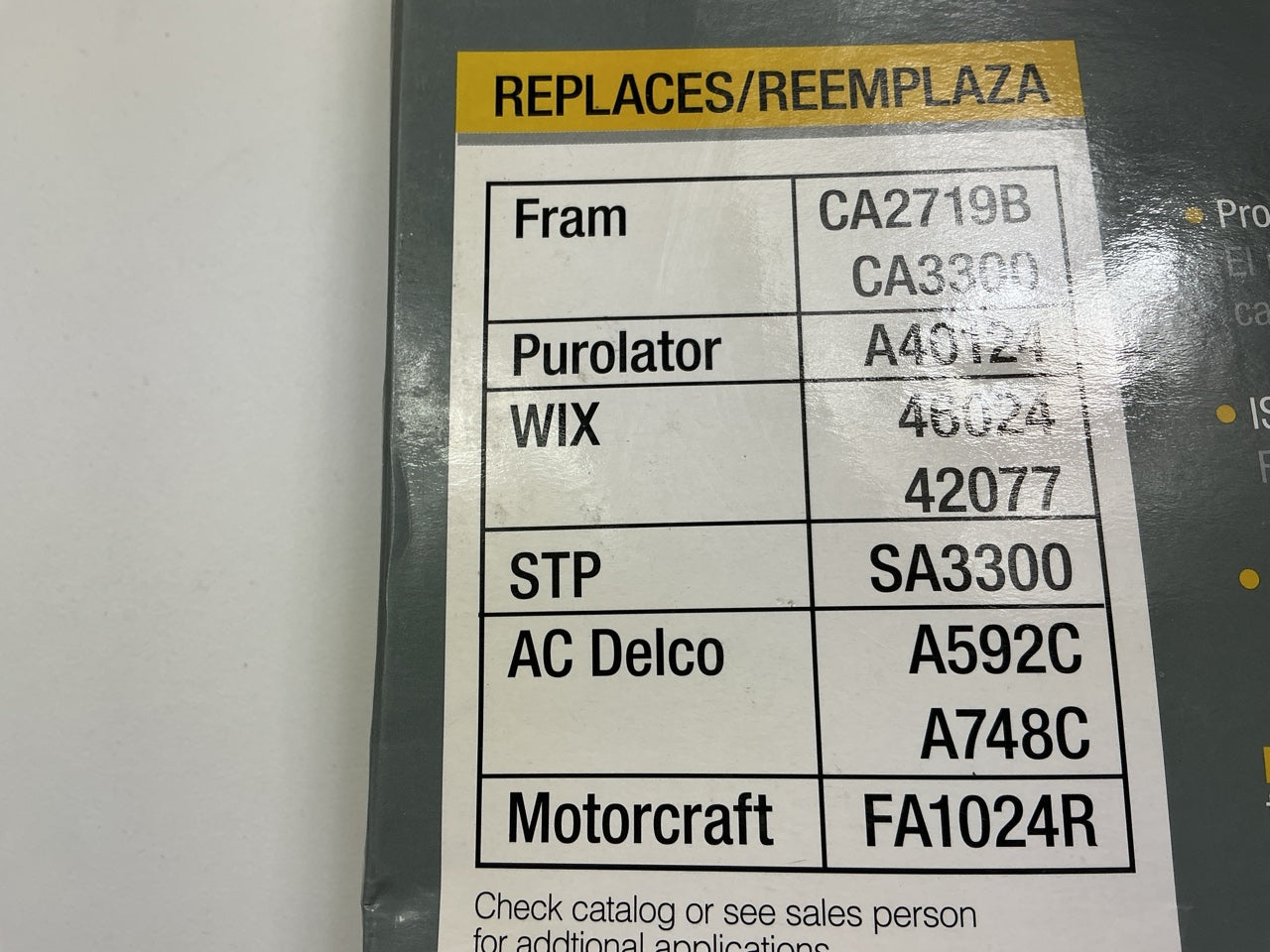 Drive Works DW-40124 Engine Air Filter