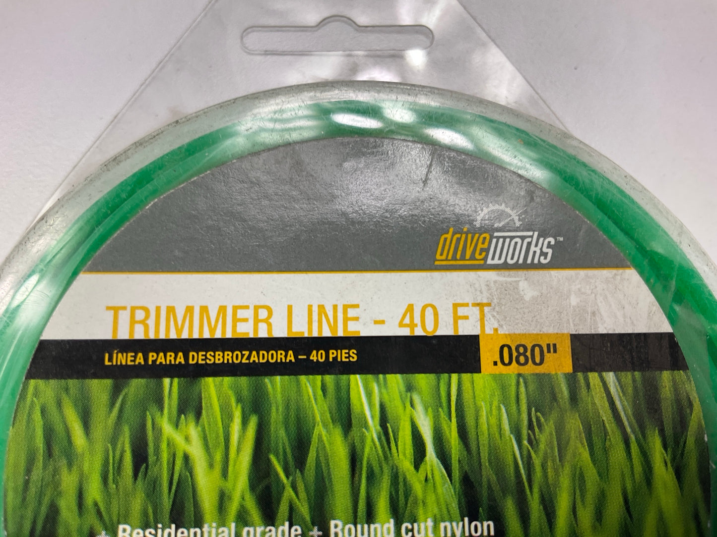 Drive Works DW-740 .080'' Residential Grade Round Trimmer Line - 40 Ft.