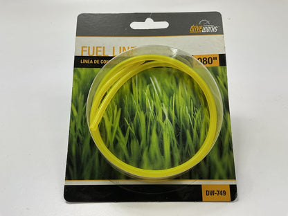 Drive Works DW749 Small Engine Lawn Mower 2 Feet Clear Fuel Line 0.080''