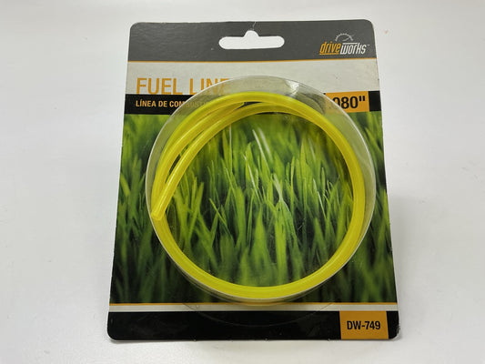 Drive Works DW749 Small Engine Lawn Mower 2 Feet Clear Fuel Line 0.080''