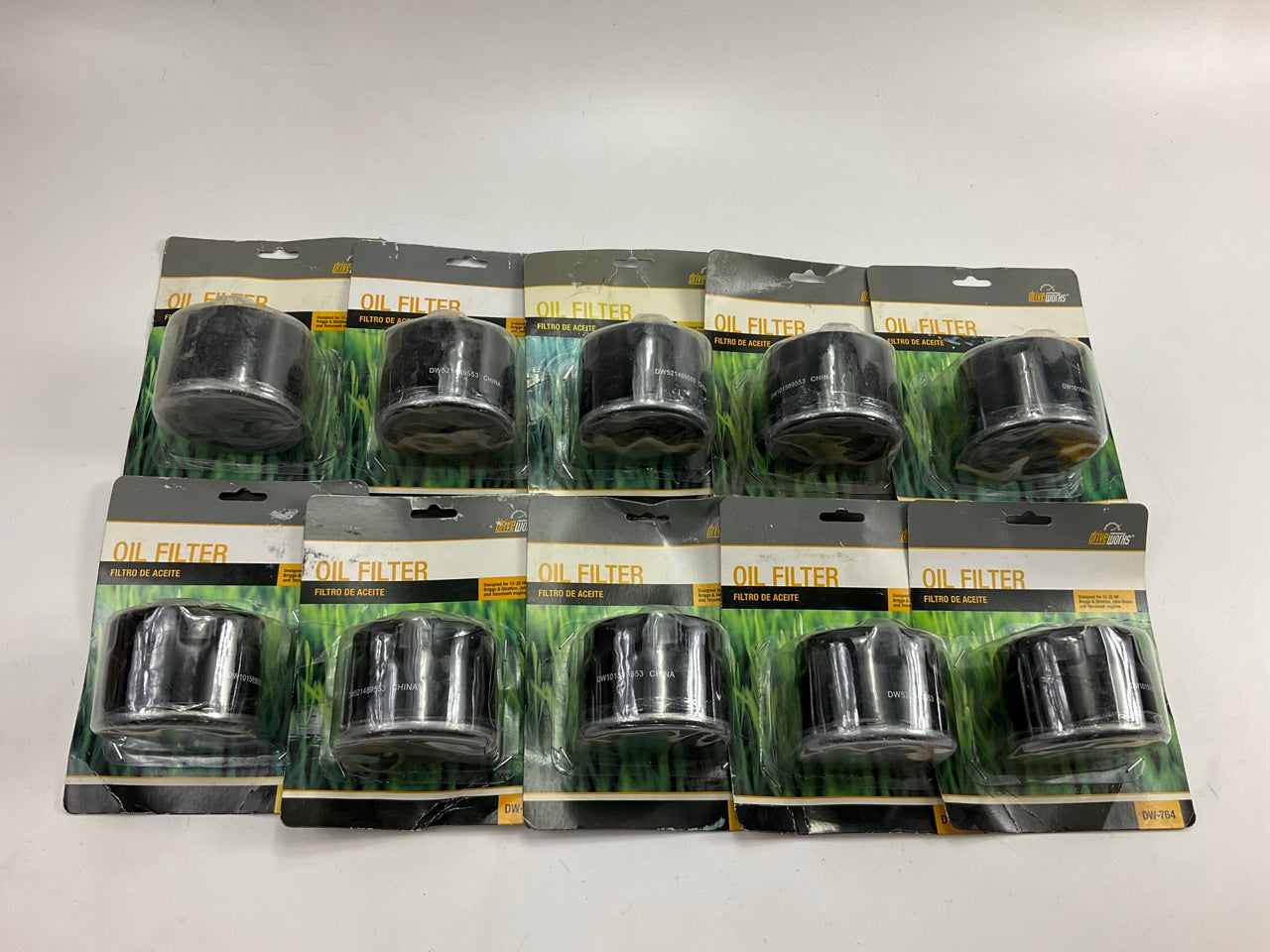 (10) PCS - Drive Works DW-764 Engine Oil Filter For John Deere GY20577, AM125424