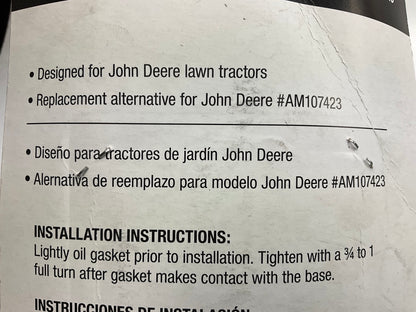 Drive Works DW-766 Engine Oil Filter Replaces 618-51394, B1406, 499532, PH2823