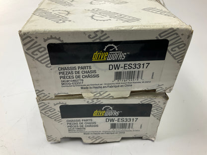 (2) Drive Works DW-ES3317 Front Outer Steering Tie Rod End