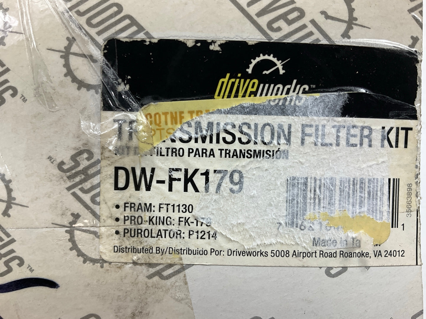 Drive Works DW-FK179 Automatic Transmission Filter