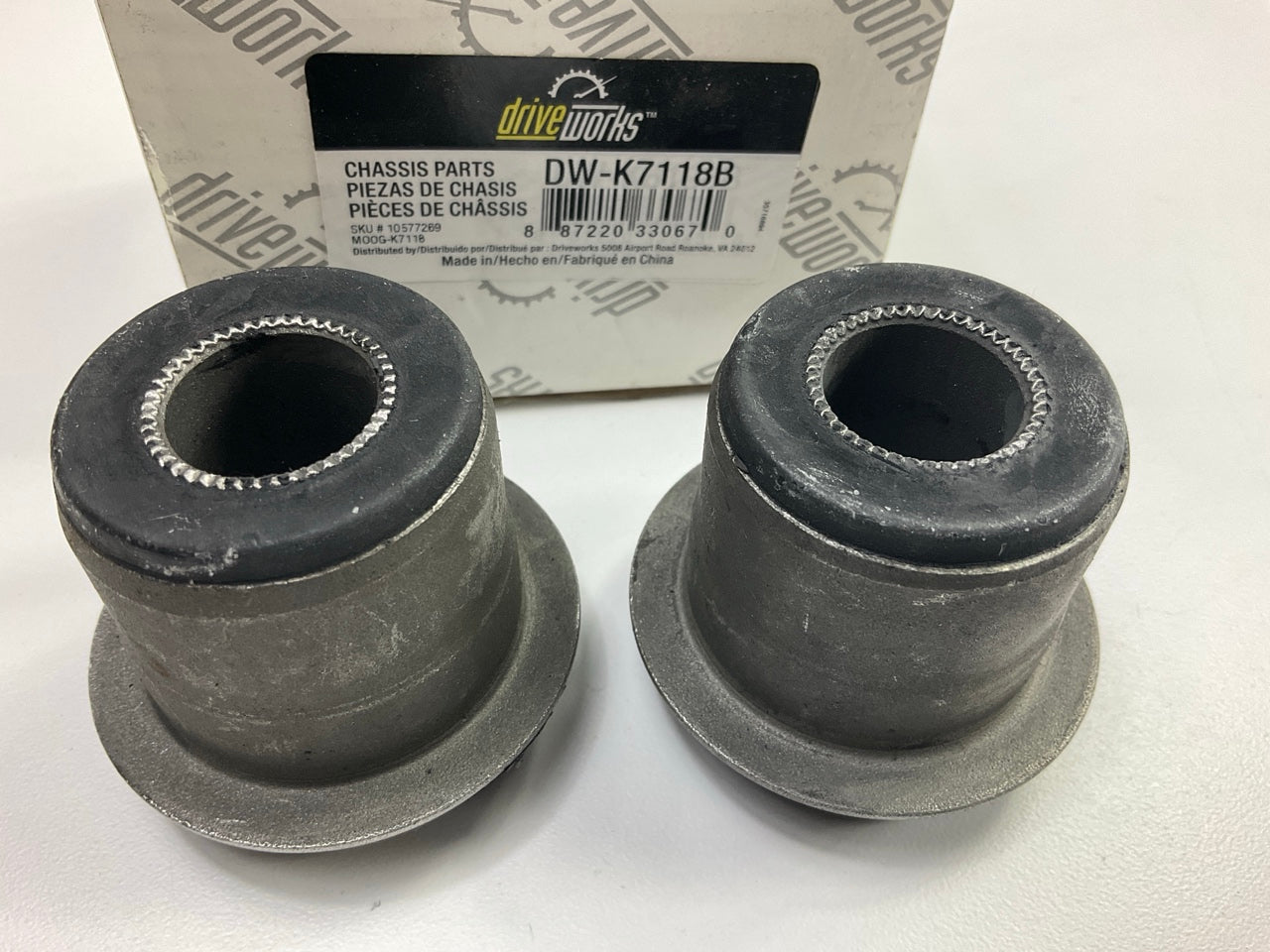 Drive Works DW-K7118B Suspension Control Arm Bushing Kit, Front Upper