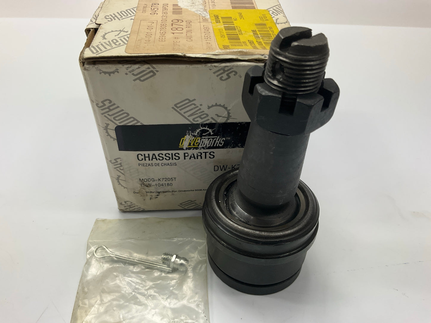 Drive Works DW-K7205T Front Lower Suspension Ball Joint - MISSING RING