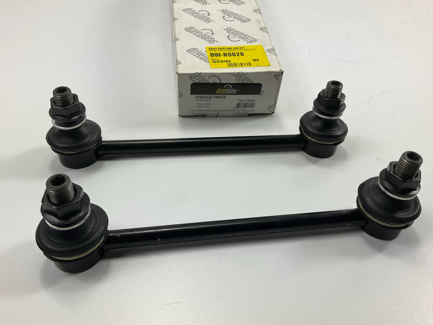 (2) Drive Works DW-K9828 Front Suspension Stabilizer Sway Bar Link Kit
