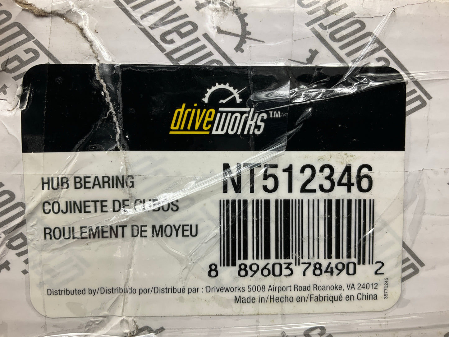 Drive Works NT512346 Rear Wheel Bearing Hub Module