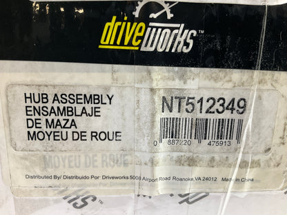 (2) Drive Works NT512349 Rear Wheel Bearing And Hub Assembly