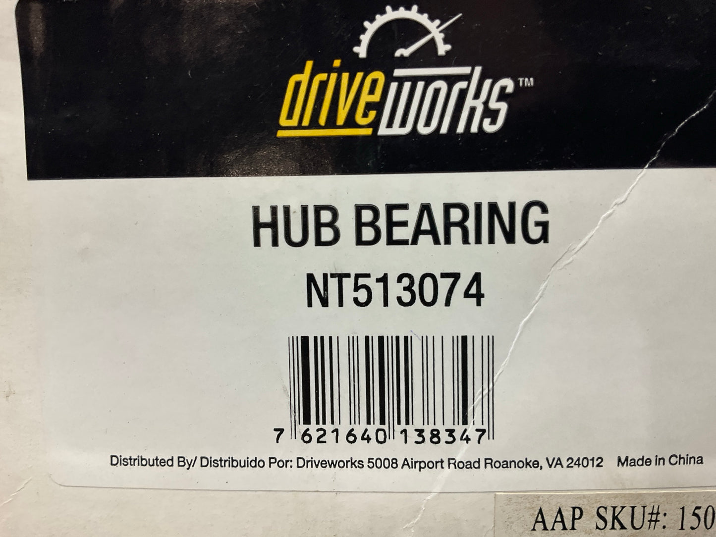 Drive Works NT513074 Wheel Bearing & Hub Assembly, Front