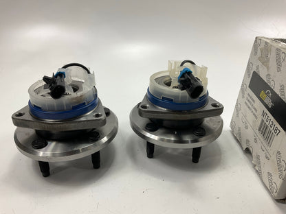 (2) Drive Works NT513187 Front Wheel Bearing And Hub Assembly