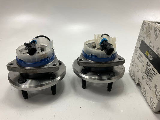 (2) Drive Works NT513187 Front Wheel Bearing And Hub Assembly