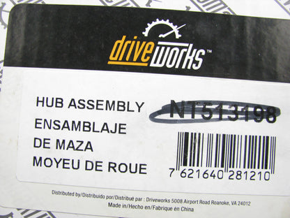 Drive Works NT513198 Wheel Bearing And Hub Assembly - Front