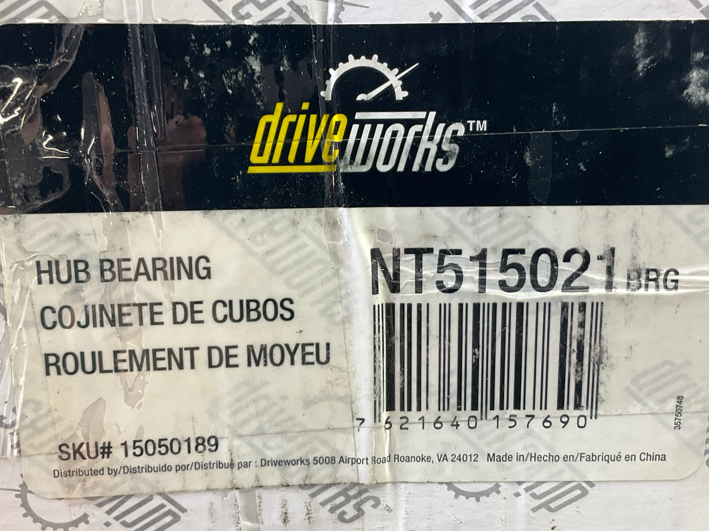 Drive Works NT515021 Front Wheel Hub Bearing