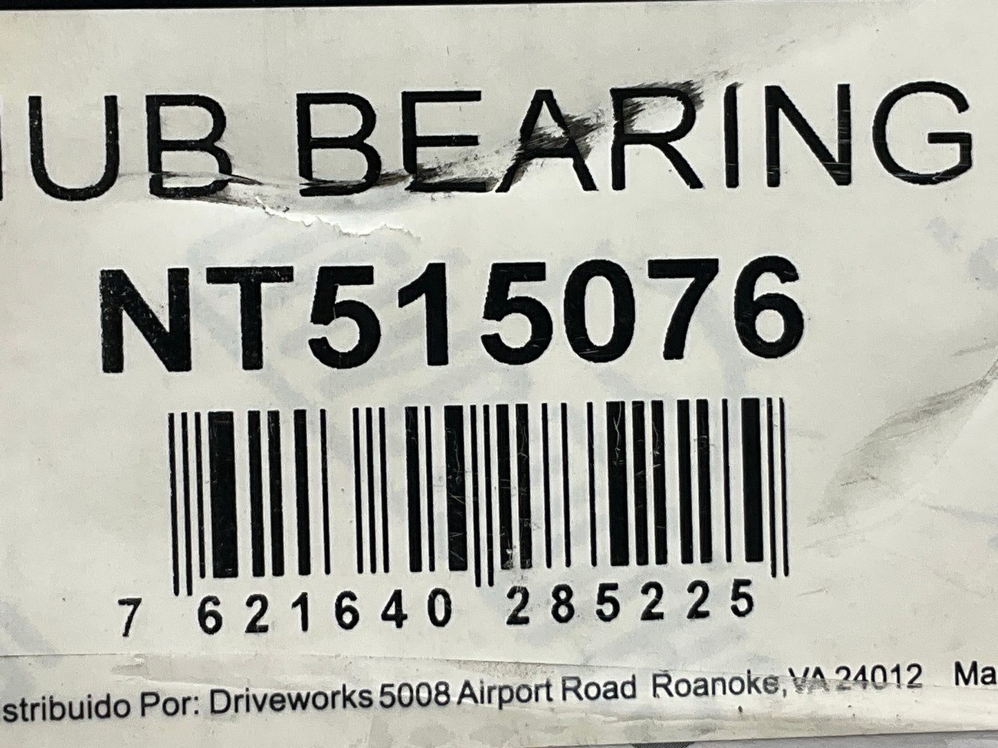 Drive Works NT515076 Front Wheel Hub Bearing - 1999 F-250 F-350 SD 4WD