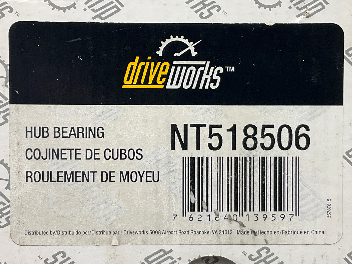 (2) Drive Works NT518506 Front Wheel Bearing Hub For 1983-1991 Toyota Camry