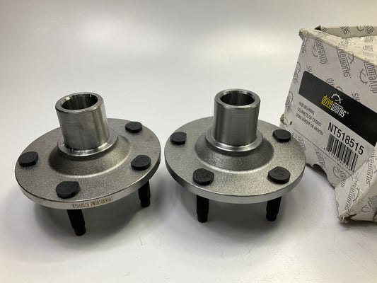 (2) MISSING BEARING, CLIP & NUT - Drive Works NT518515 Front Wheel Bearing Hub
