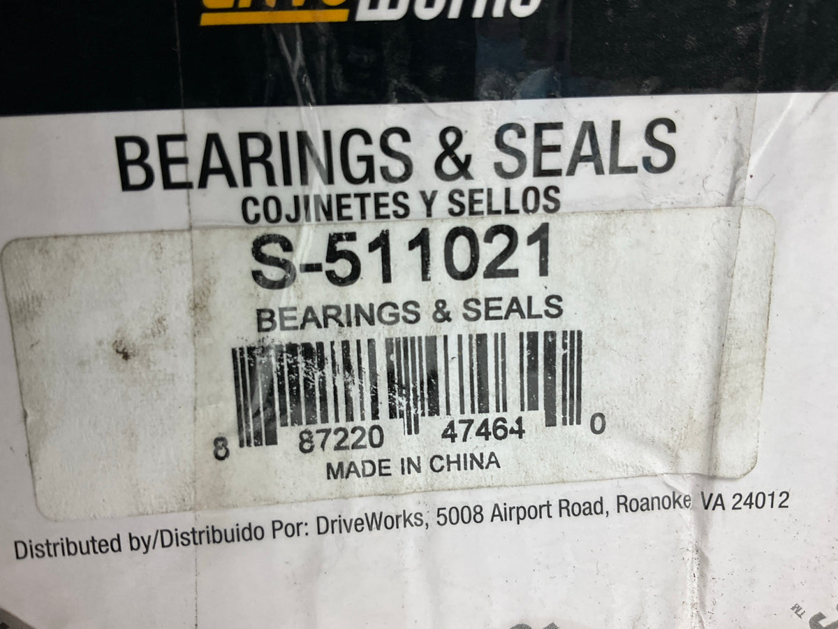 Drive Works S-511021 Rear Wheel Bearing