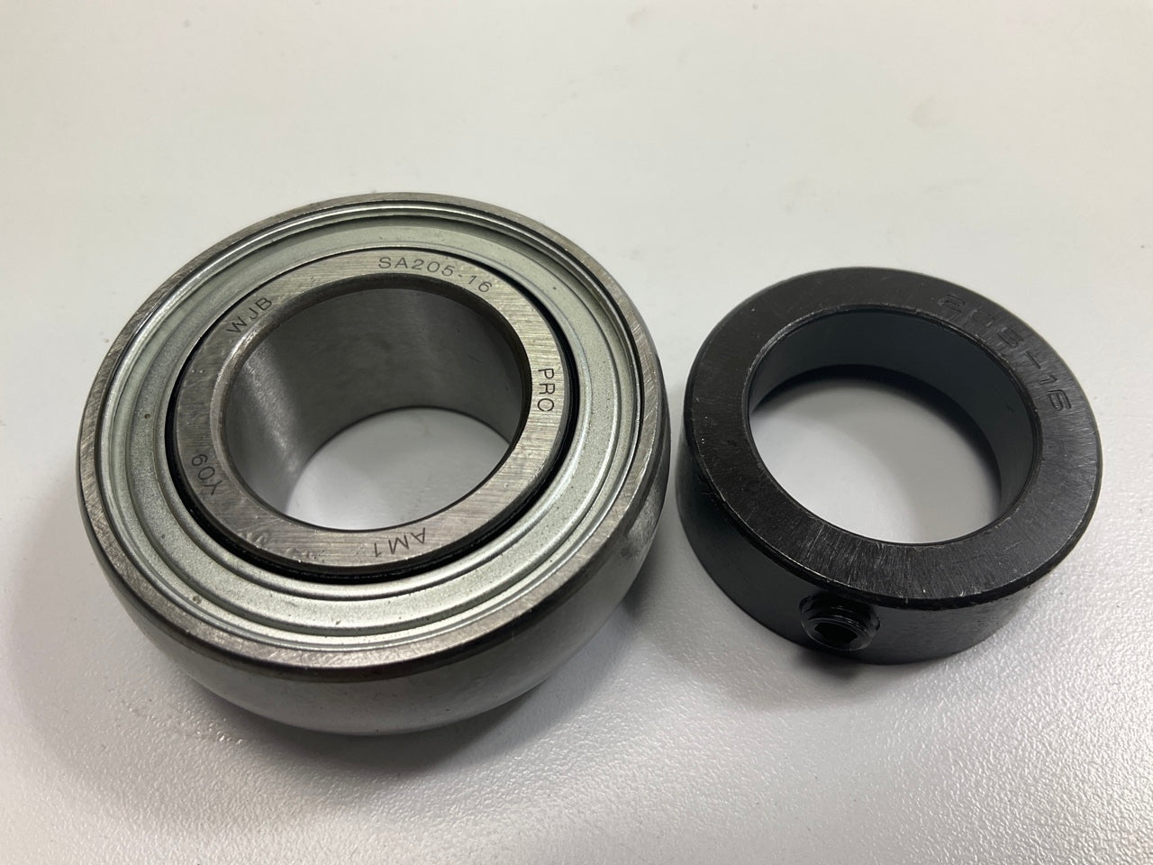 Drive Works NPS-100-RPC SA205-16 Insert Bearing 1'' Bore W/collar Spherical OD