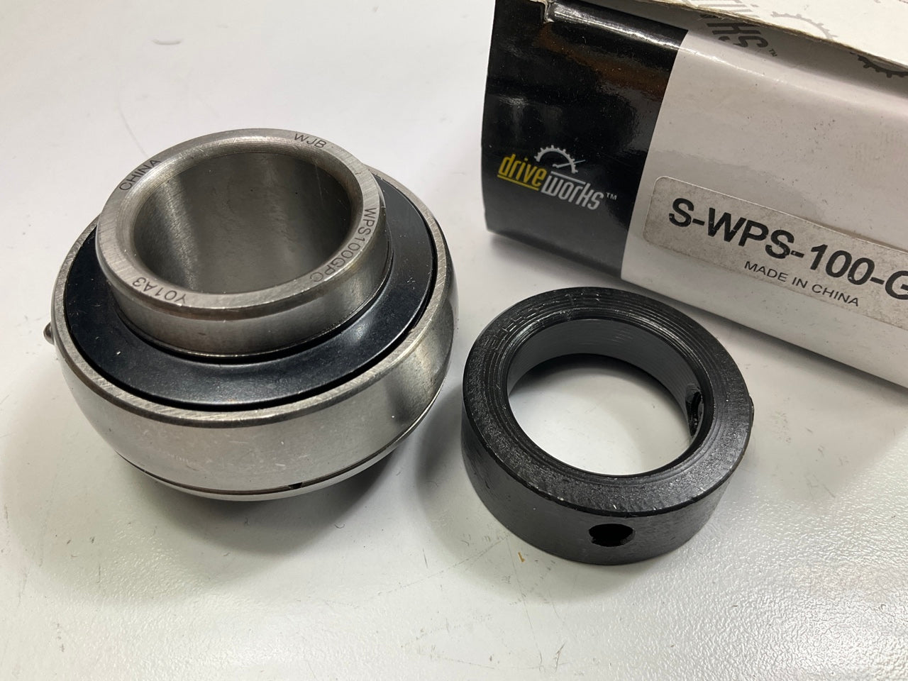 Drive Works S-WPS-100-GRC Insert Bearing W/ Lock Collar, 2.0472'' OD X 1.00'' ID