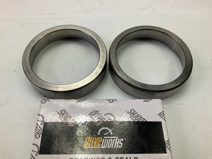 (2) Drive Works S-25520 Wheel / Differential Bearing Race Cup 25580/20