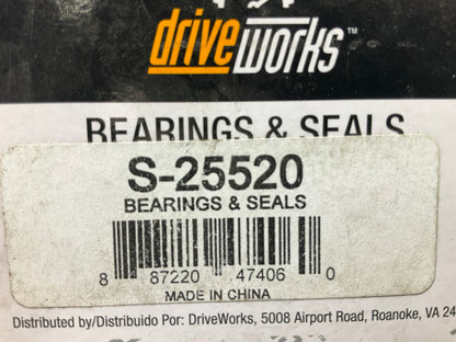 (2) Drive Works S-25520 Wheel / Differential Bearing Race Cup 25580/20