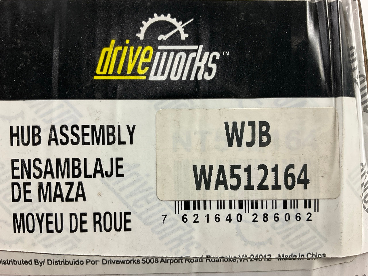 Drive Works WA512164 Rear Wheel Bearing And Hub Assembly