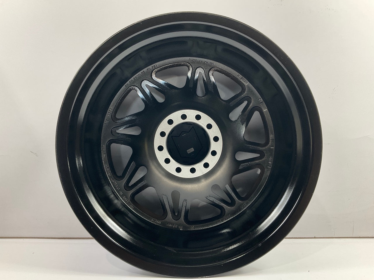 DropStars 657BM Gloss Black Milled Wheel Rim, 20'' X 9'', 6 X 5.5'', 0mm Offset