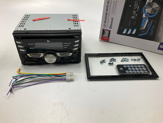 DUAL DC426BT Multimedia 3.7'' LCD Display Double DIN Car Stereo With Bluetooth