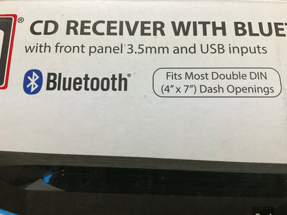 DUAL DC426BT Multimedia 3.7'' LCD Display Double DIN Car Stereo With Bluetooth