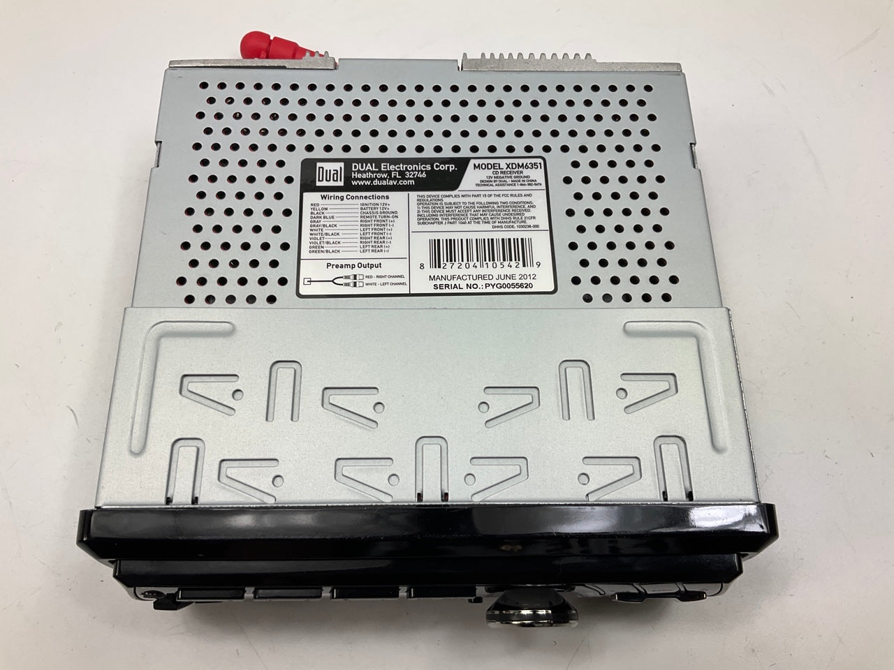Dual Electronics XDM6351 In Dash CD Player Receiver / Radio