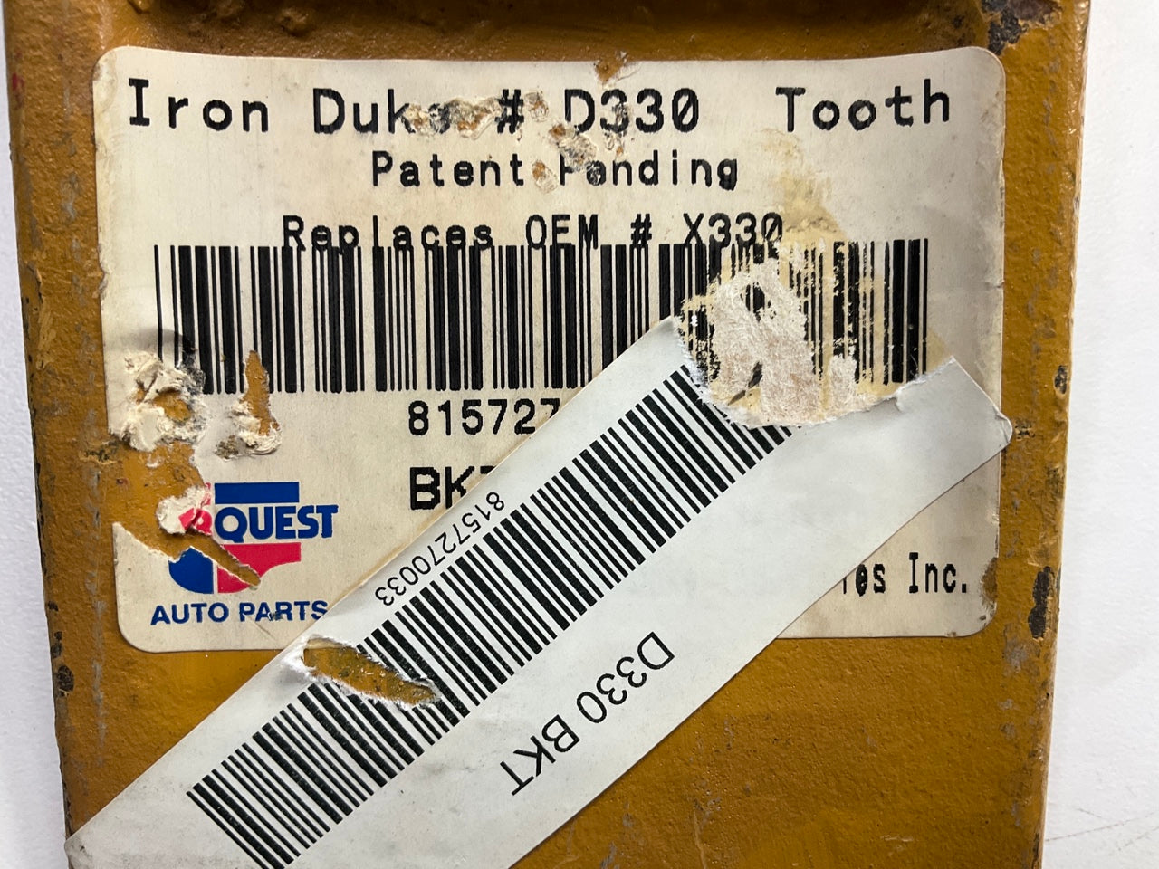 Duke D330 # 330 Excavator Bucket Tooth X330