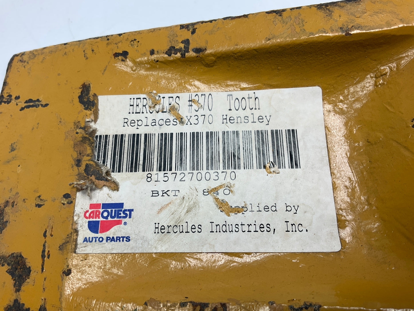 Duke D370 Hensley Style Dirt Bucket Tooth, 370 Series, Uses P370 Flex Pin