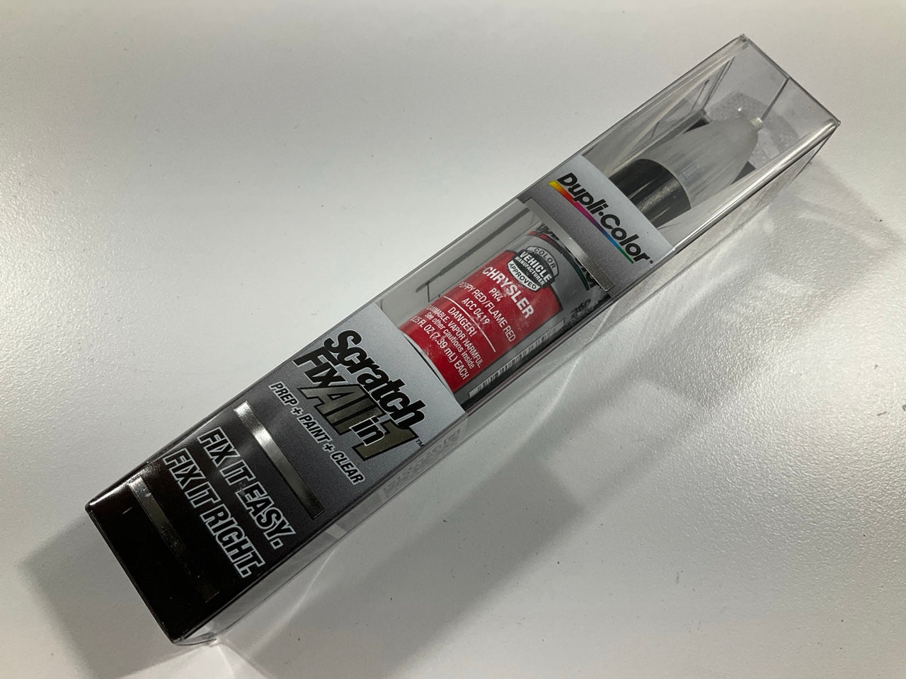 Dupli-color ACC0419 Touch Up Paint Scratch Fix Pen For Chrysler Poppy Red PR4