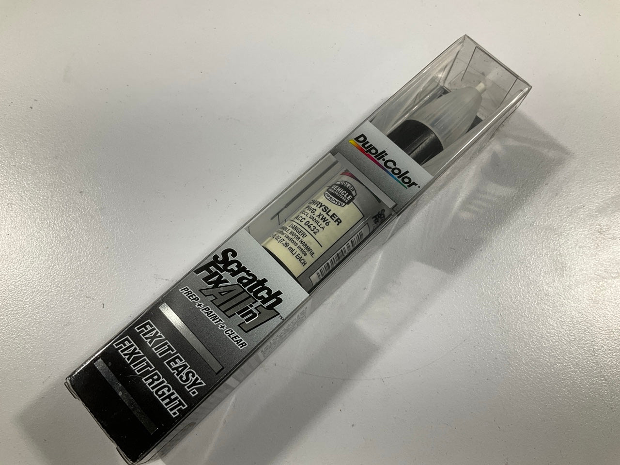 Dupli-color ACC0432 All-in-1 Touch Up Paint For Chrysler Cool Vanilla, XW6, PWG