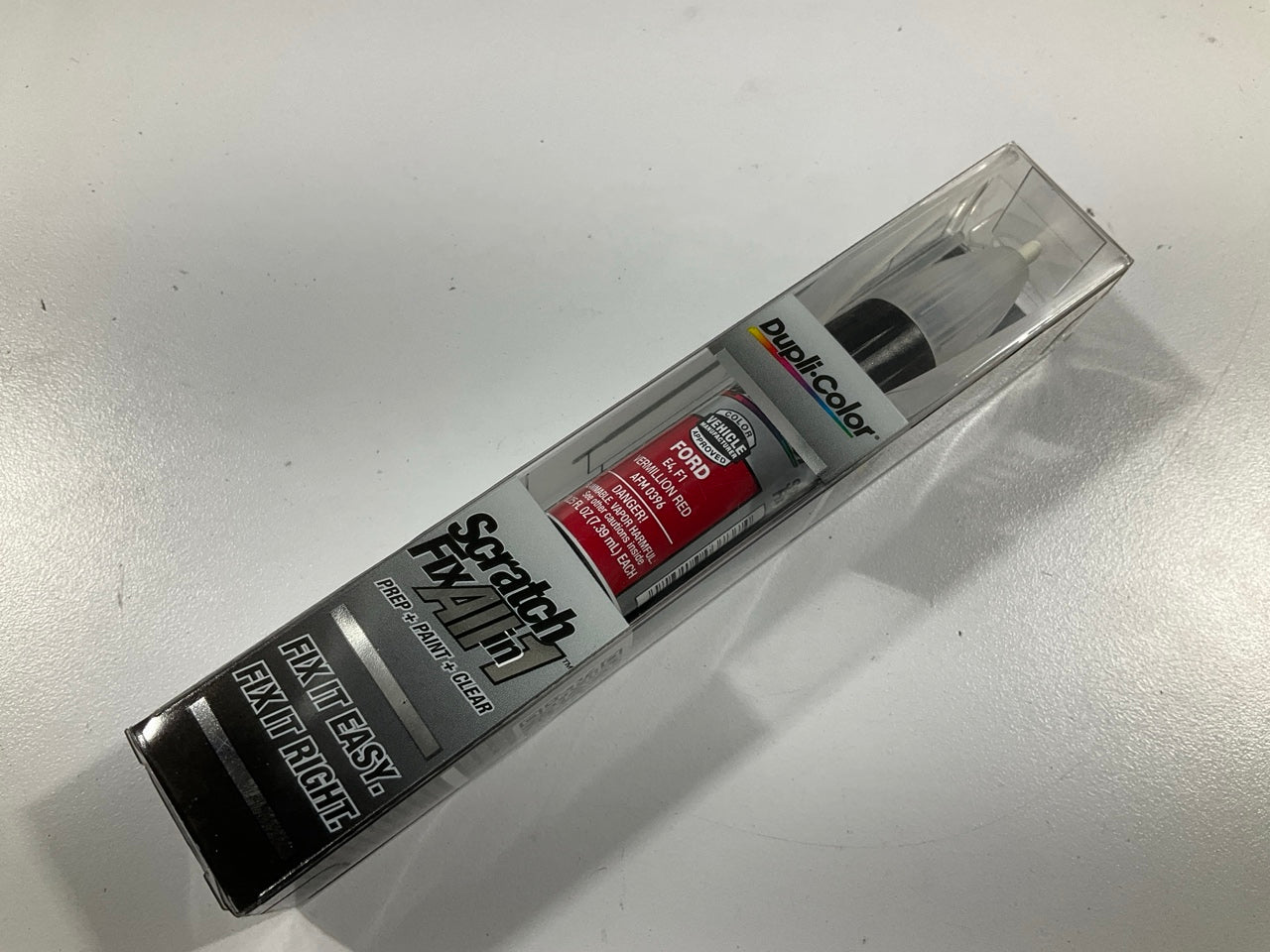 Dupli-color AFM0396 All-in-1 Touch Up Paint For Ford Vermilliion Red E4, F1