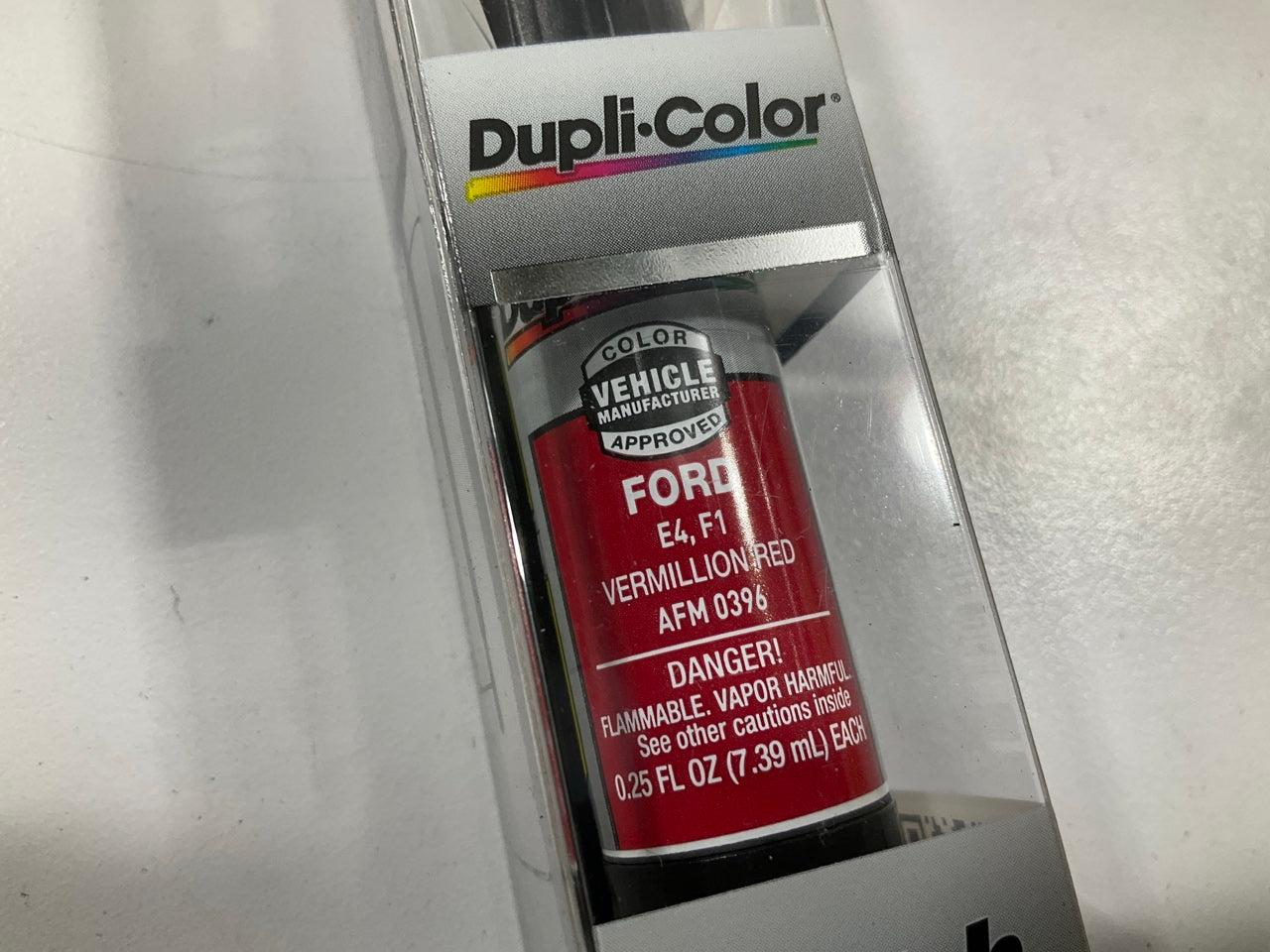 Dupli-color AFM0396 All-in-1 Touch Up Paint For Ford Vermilliion Red E4, F1