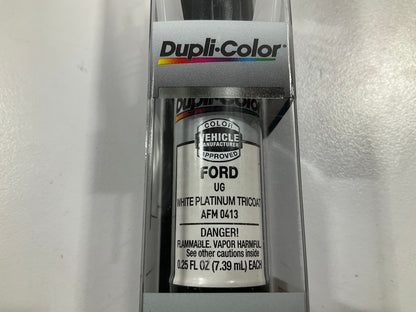 Dupli-color AFM0413 All-in-1 Touch Up Paint For Ford White Platinum Tricoat UG