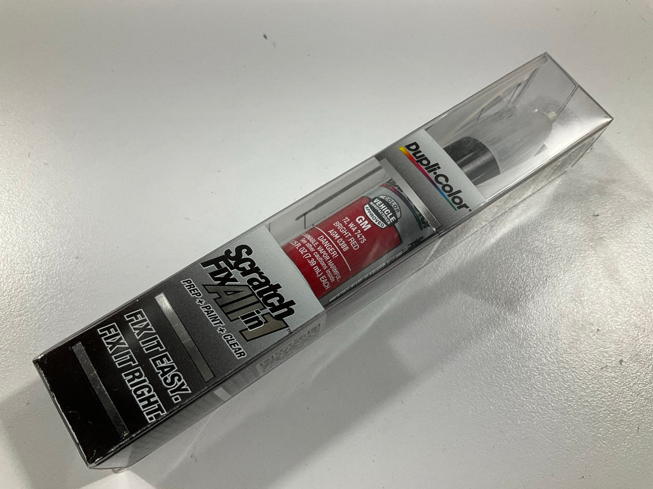 Dupli-color AGM0388 Touch Up Paint Scratch Fix Pen For GM Bright Red, 72 WA7475