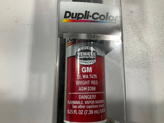 Dupli-color AGM0388 Touch Up Paint Scratch Fix Pen For GM Bright Red, 72 WA7475